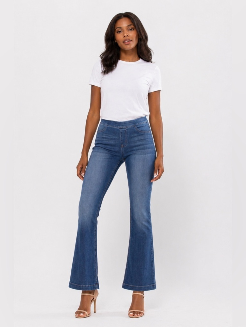 Mandalay Flex™ Denim Mid Rise
Jeggings Blue Short  S, M, L and XL
